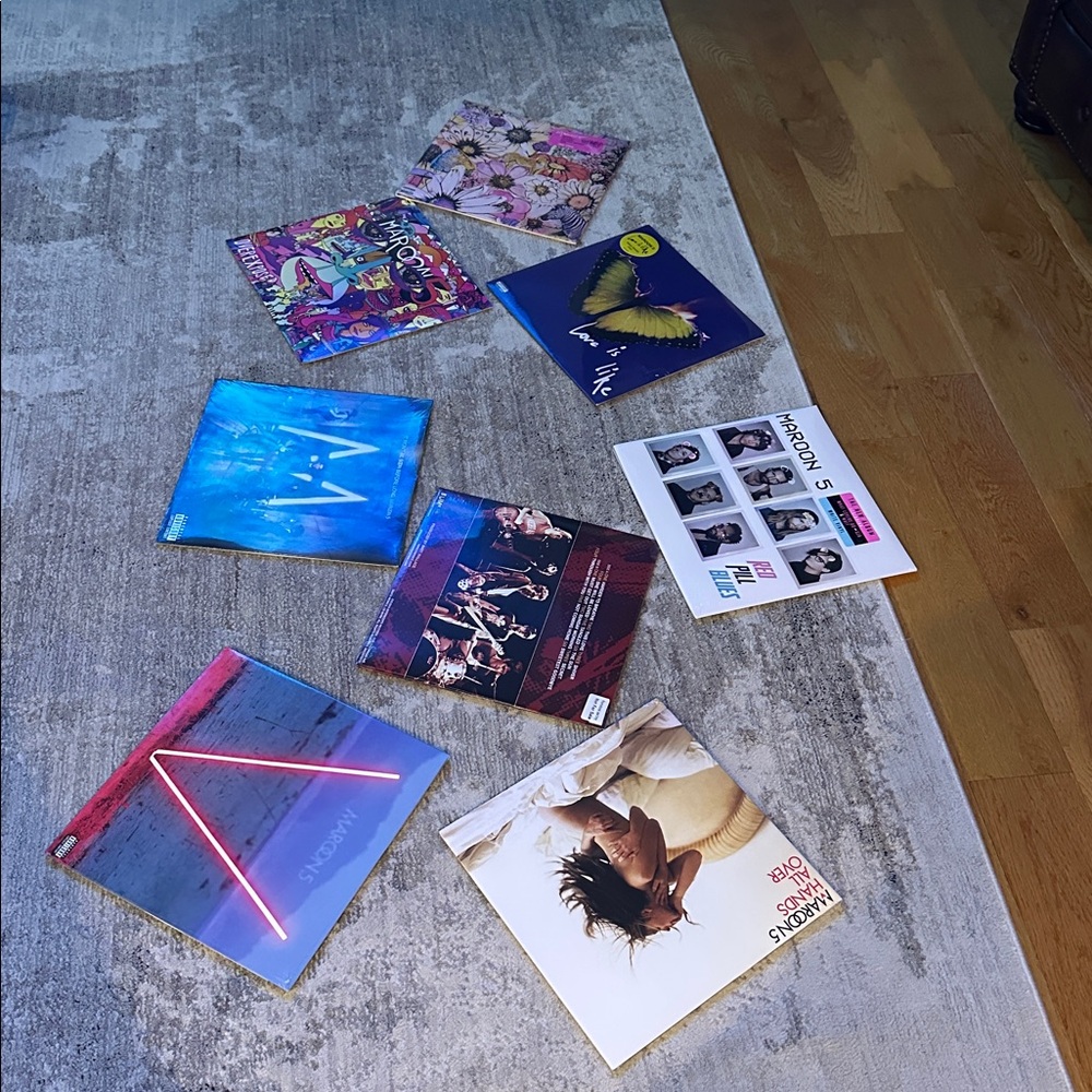 Brand new Maroon 5 Colorful Vinyl Record Collection
